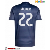 Moške Nogometnih dresov Real Madrid Antonio Rudiger #22 Gostujoči 2025-26 Kratki rokavi